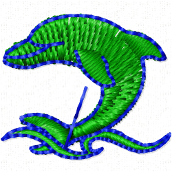 Fishes Embroidery Design 8 Fishes Embroidery Design 8